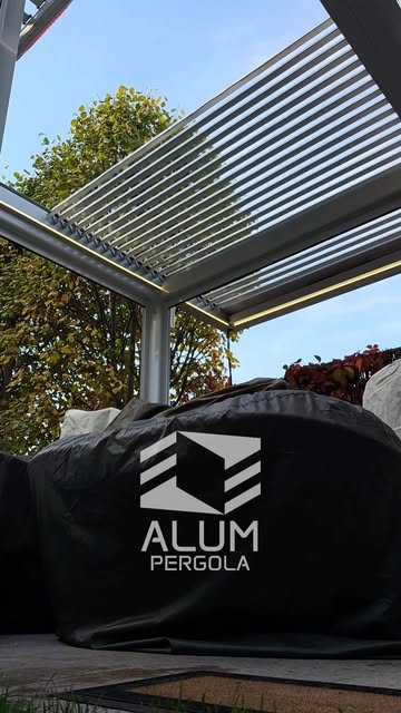 Обложка ролика AlumPergola: ламели биоклиматической перголы над террасой